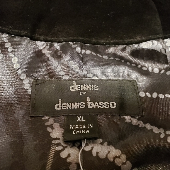 DENNIS Basso XL Black Suede Leather jacket - Picture 8 of 11